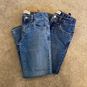 (2) Pair Boys Levi Jeans 8 Regular